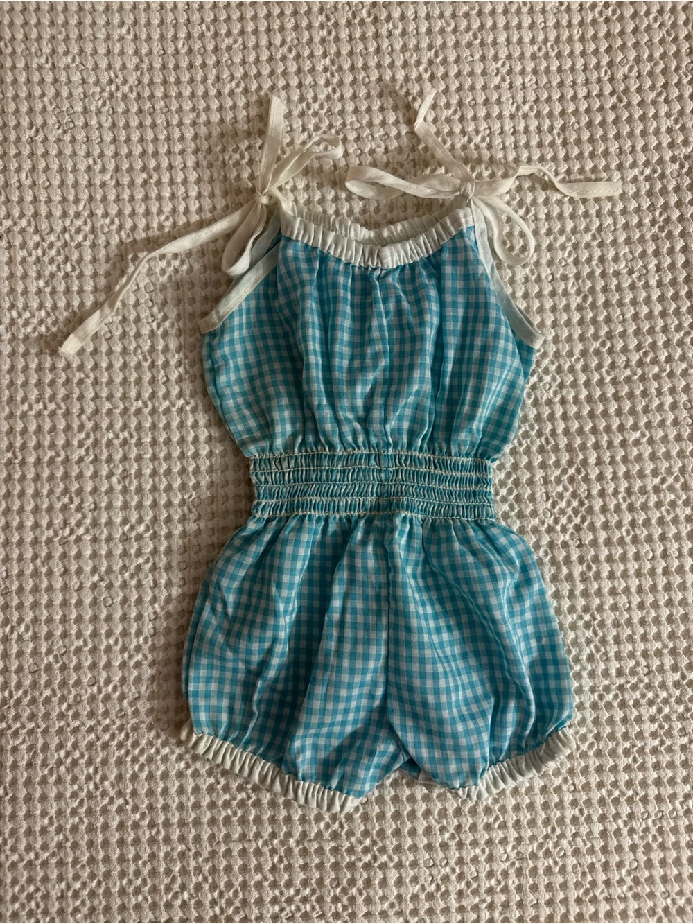 Vintage Lily-Kids Gingham Romper